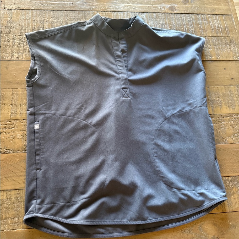 Figs Grey Rafaela Top
